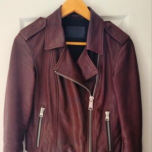 All saints Coniston leather jacket